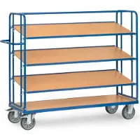 Fetra Etagenwagen mit 3 losen Böden L x B 1250 x 610 mm 500 kg