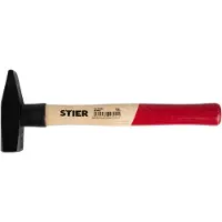 Stier Schlosserhammer Robust, 300 g, mit Stielschutz, DIN 1041, Eschenstiel, hohe Qualität, Abrisshammer, Hammer