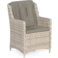 SonnenPartner Avatar Garten-Sessel Gartenstuhl Alu mit Polyrattan white-coral