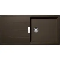Schock Auflage-Einbauspüle Tia D-100L U Bronze inkl. Funktionsschalenset und Multifunktionaler Träger