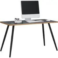 VCM Schreibtisch Computertisch Bürotisch Skandanivischer Retro Look Salia 110x80 cm