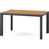 Siena Garden Silva Dining Tisch 140x90cm matt anthrazit