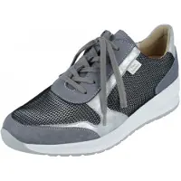 Finn Comfort Komfort Schnürschuhe Mori Damen 31323831363533 Grau 38 1/2 EU