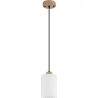 Globo Lighting Hängeleuchte DH 15x120 cm braun Hängelampe