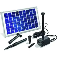 Esotec Sommerangebot!! Solar Teichpumpenset Napoli 10W Solarmodul 600l/h Förderleistung Solarpumpe Gartenteich Pumpenset Teich 101773