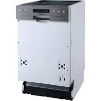 Respekta Geschirrspüler Einbau Spülmaschine teilintegriert Aquastop 45 cm