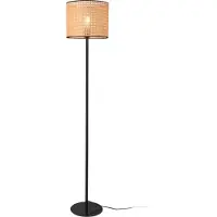 Lux.pro Stehleuchte ’Helens’ 154 x 30 cm Schwarz / Beige