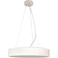 Licht-Erlebnisse Pendelleuchte Holz Glas rund Ø 47 cm 3x E27 blendarm ARBARO Hängelampe Esszimmer