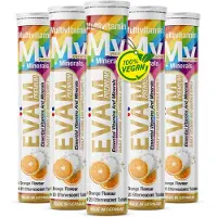 EVÄM Multivitamin + Mineralien Brausetabletten - 5 Set 100 St