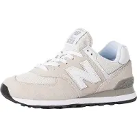 New Balance 574 Wildleder Trainer, Grau 38 EU
