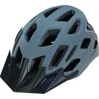 Prophete Fahrradhelm mit LED & Fidlock-Verschluss | Sicher & komfortabel für Damen & Herren | Größe 58-61 cm | Modernes Design in Grau | Integrierte LED-Rückleuchte | Verstellbarer Fahrradhelm