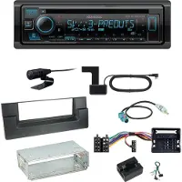 Kenwood KDC-BT950DAB Bluetooth Digitalradio Einbauset für BMW 5er E39 ab 10/2000