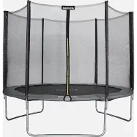 Sweeek - Trampolin Ø305cm mit Sicherheitsnetz - Grau