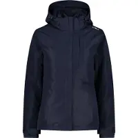 CMP Woman Jacket Zip Hood Detachble INN.JACKET black blue (N950) 44