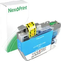 NexoPrint Druckerpatrone kompatibel zu Brother LC-3219XLC cyan MFC-J 6730 DW MFC-J 6535 DW XL MFC-J 6535 DW MFC-J 6530 DW MFC-J 5930 DW
