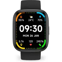PRIXTON Smartwatch SWB29 | Bluetooth 5.3, Alexa-Sprachassistent, Gesundheits- und tägliche körperliche Aktivitätskontrolle
