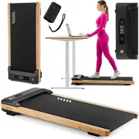 Gymtek Laufband für Zuhause, Walking Pad, Treadmill - bis 110 kg, 8 km/h - LCD-Display - Ultraflach - Bluetooth - Fitness, Home Gym