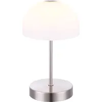 Globo Lighting Tischleuchte Metall Nickel matt, LED