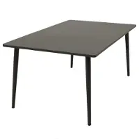 Degamo Gartentisch Esstisch DENVER 100x160cm, Metall anthrazit