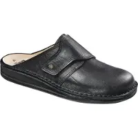 Finn Comfort , Amalfi, Herren, Pantolette, Leder, Schwarz, - Herrenschuhe Sandale / Pantolette, Schwarz