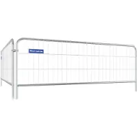 SCHAKE Mobilzaun Event 3,0x1,2m mit gebogenem Ramenrohr