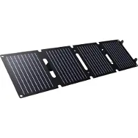 Trust Computer Products Zuny 40W Faltbares Solarpanel USB-C USB-A Ausgang, Tragbares Solarmodul Camping Zubehör, Solar Ladegerät 15W, DC-Ausgabeport Outdoor Solar Panel Smartphone Tablet Power Bank Balkon Garten