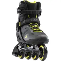 Rollerblade Macroblade 80, Erwachsene, Männlich, Schwarz, Grün, Einfarbig, Hoher Stiefel, Schwarz, Grün