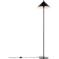 QAZQA Design-Stehleuchte Schwarz Dreieck - Triangolo