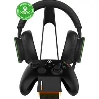 Snakebyte COMBO CHARGE X schwarz - Xbox One & Series X|S Controller- und Headset-Ladestation, schnelles Laden, LED Ladestatus, 1100-mAh-Akku, USB-C & Micro-USB Kabel
