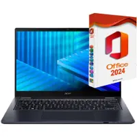 Acer Travelmate P4 Spin, Core Ultra 5, 16GB DDR5-RAM, 2000GB SSD, Windows 11 Pro+MS Office 2024 Pro, (14"), Thunderbolt, Touchscreen, 2in1 Convertible