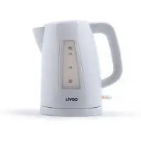 Livoo DOD184W, 1,7 l, 2200 W, Weiß, Kunststoff, Wasserstandsanzeige, Drahtlos