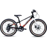 S'Cool 20 Zoll Mountainbike Xroc disc, 7 Gang, Scheibenbremsen, Aluminiumrahmen, Reflektoren, Black/Orange, 115–130 ab 6 J.