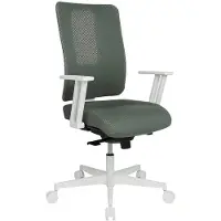 Topstar Bürostuhl Sitness Life 50, FY530E CR22 Stoff grau, Gestell weiß
