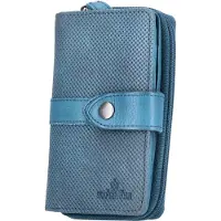 The Skandinavian Brand Damen Leder Geldbörse - Blue : Blue Farbe vom Hersteller: Blue