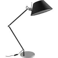 LUCANDE Tischleuchte Dansari, schwarz, Metall, verstellbar