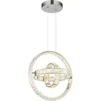 Globo Lighting Hängeleuchte Metall verchromt, LED
