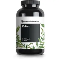 Natural Elements Kalium – 240 Kapseln 800 mg aus Kaliumcitrat/Tagesdosis für Blutdruck 294 g