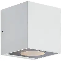 Arcchio Außenwandleuchte Tassnim , weiß / opal, Aluminium, Modern, Wandleuchte außen