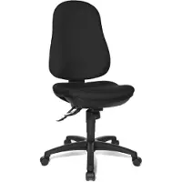 Topstar Bürodrehstuhl Support SY ohne Armlehnen, schwarz