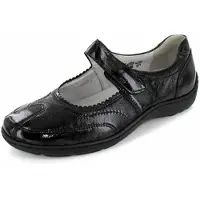 Waldlaufer Henni Ballerina Klettver., , schwarz, Pro-Aktiv Fussbett, Weite H 496302-143-001 37 1/2