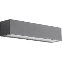 Arcchio Außenwandlampe LengoE27, 38 cm, anthrazit, E27, IP54