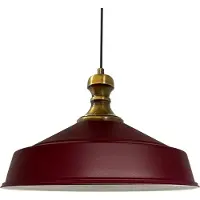 Bamyum Pendelleuchte Asletl-Knob Industrie 41 cm Kastanienbraun Moderne Metall Lampe
