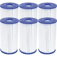 Bestway Flowclear Filterkartusche Gr. IV 14,2 x 25,4 cm, 6er-Sparset