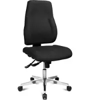 Topstar Bürodrehstuhl schwarz Lehnen-H.600mm Sitz-Höhe 430-510mm ohne Armlehnen - PI990BC0