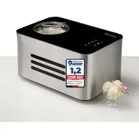 Sommertal Eiscreme Maschine ICE1500 3-in-1 Eismaschine, Milcheis & Sorbet, Eiscrememaschine aus Edelstahl mit Kühlhalte Funktion, Speiseeis zum selber machen, 1,5L, 150 W mit Kompressor