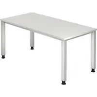 Hjh OFFICE PRO QUEO 16 S - Weiß 160 x 80 höhenverstellbar