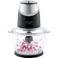 Adler AD 4082, 1,2 l, Schwarz, Silber, Glas, Edelstahl, Kunststoff, 1,2 m