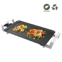 Bourgini Elements – Grillplatte – Backplatte – PFAS-freie keramische Antihaftbeschichtung – 46 x 26 cm – GRS-e recycelte Materialien