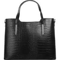 Cluty Henkeltasche echt Leder, Made in Italy