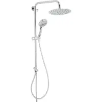 Novaservis Duschsets - Brauseset, 3 Strahlen, ohne Armatur, verchromt SET032,0